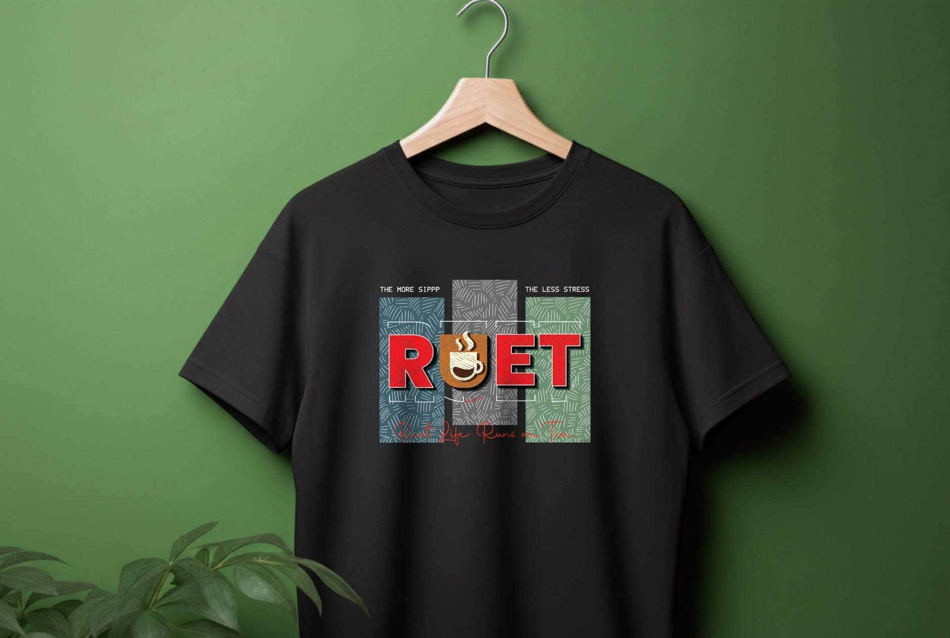 Drop Shoulder TEE RUET V2 — detail